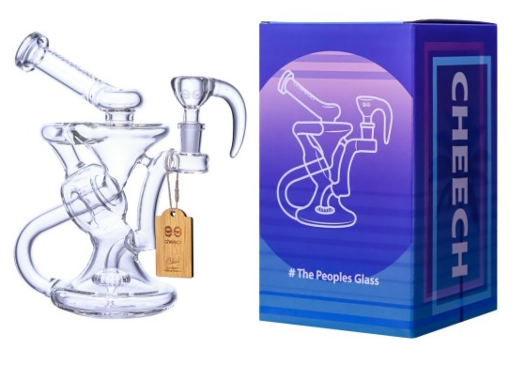 Cheech Glass Clear Recycler Rig CH-214