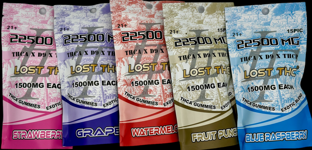 Lost THC - Exotic Blend THC-A Gummy Bag (22500mg)