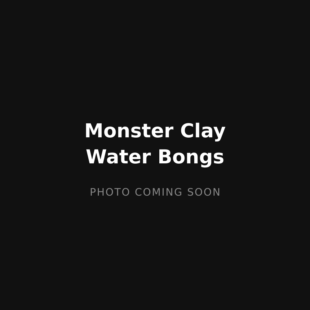 Monster Clay Water Bongs (Blue/Green)