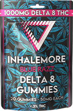 Inhale More - Delta-8 Gummy Bag (1000mg)