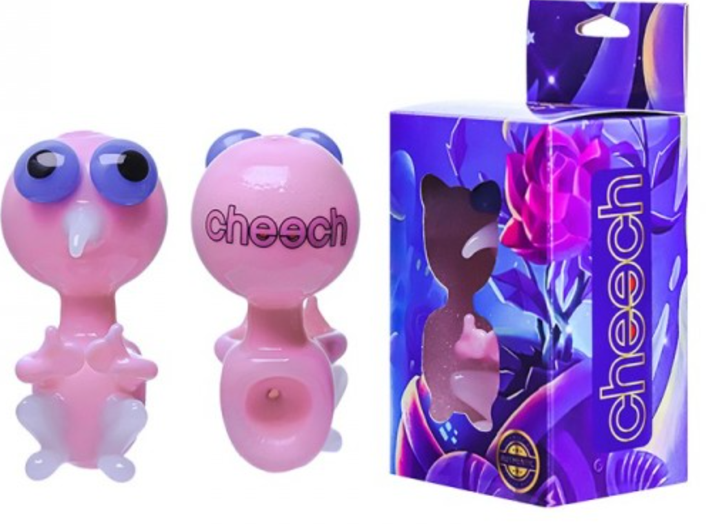 Cheech- Pink Birdie Hand Pipe CH-PIPE-167