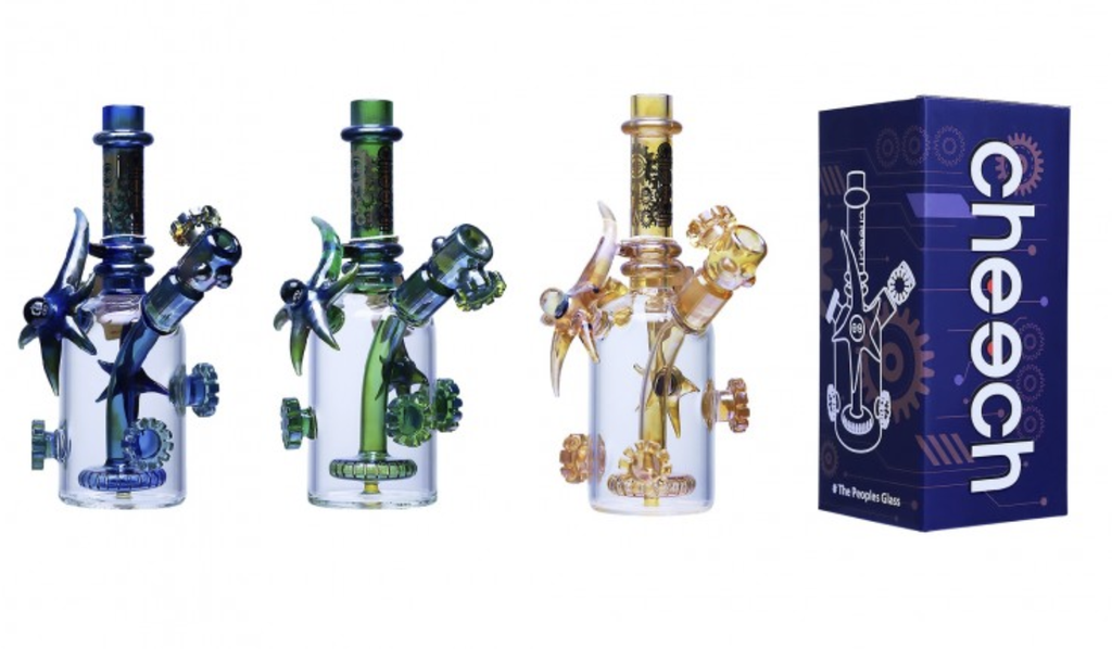 Cheech - CH-260 9" Grinding Gears Rig  (CH-260-Peach)