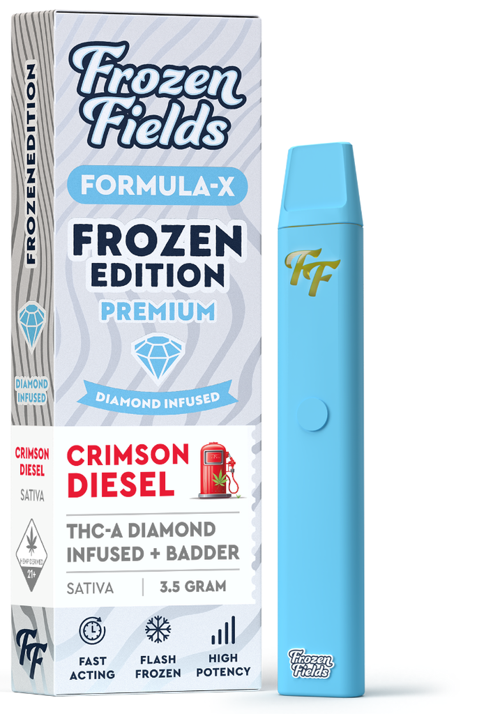 Frozen Fields- Frozen Edition Diamond-Infused THC-A Disposable (3.5g)