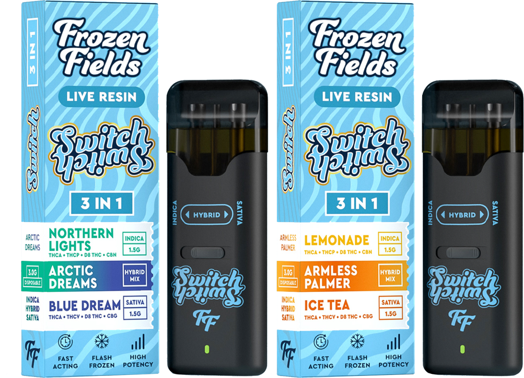 Frozen Fields - Switch 3-in-1 THC-A Disposable (3g)