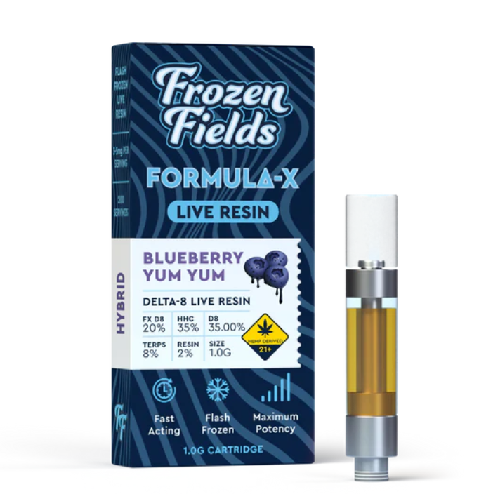Frozen Fields - Formula-X Cartridge (1g) (Blueberry Yum Yum - Hybrid)