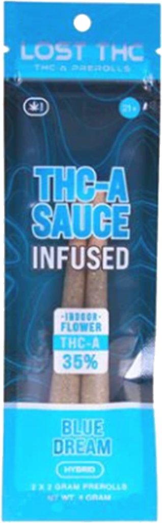 Lost THC - THC-A Sauce Infused Pre-roll 2-Pack (2g Each)