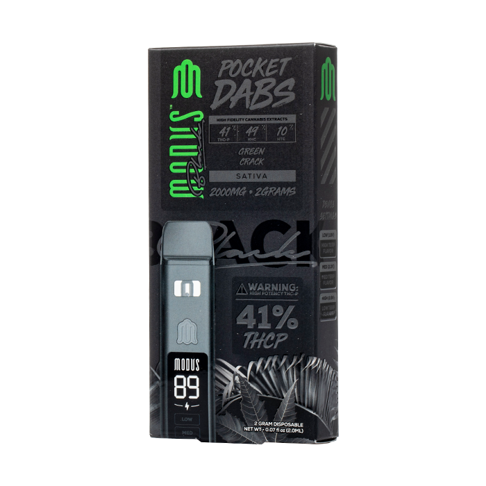 Modus- Black Pocket Dabs Disposable (2g)