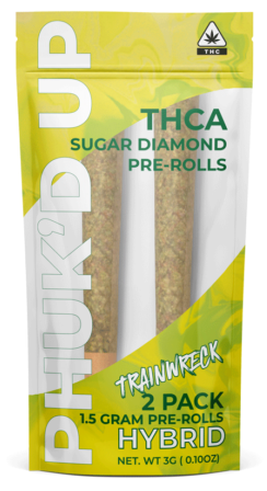 The Hemp Doctor - Phuk'D THC-A Sugar Diamond Pre-roll 2-Pack (1.5g Each)