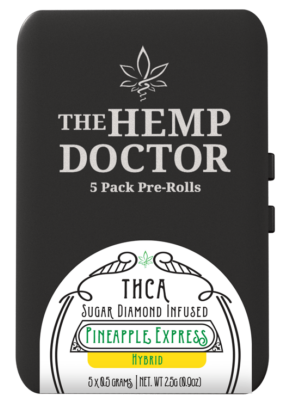 The Hemp Doctor - Sugar Diamond Infused THC-A Pre-roll 5-Pack (.5g Each)