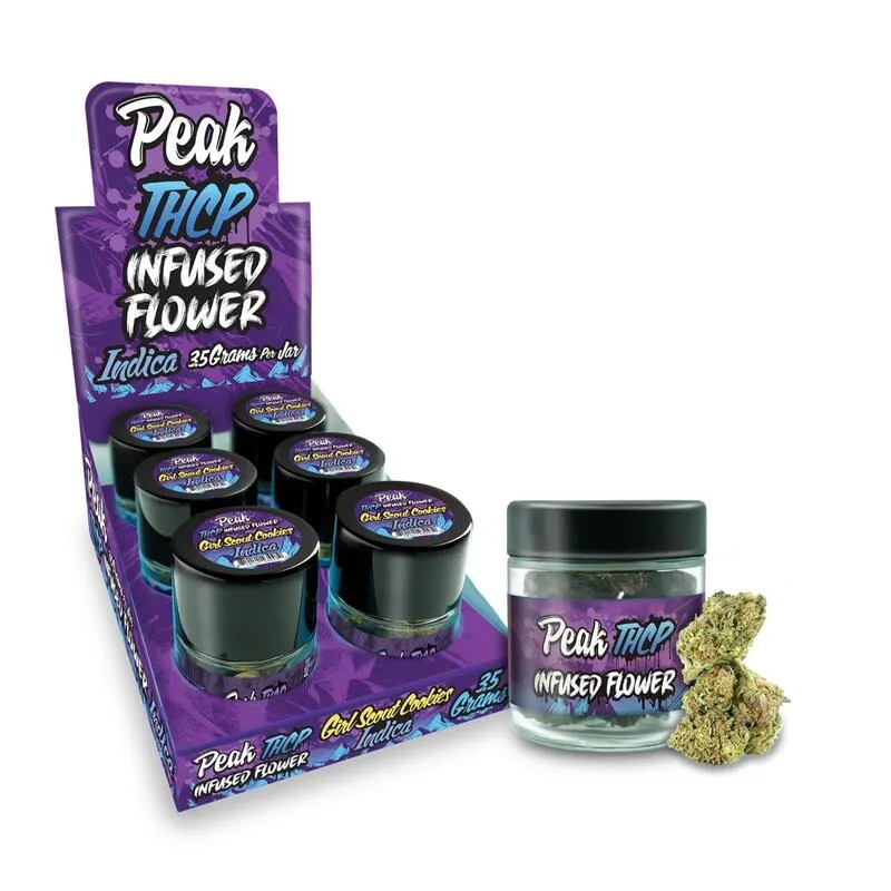 Peak - THCP Infused Flower 3.5 Jar - Girl Scout Cookie