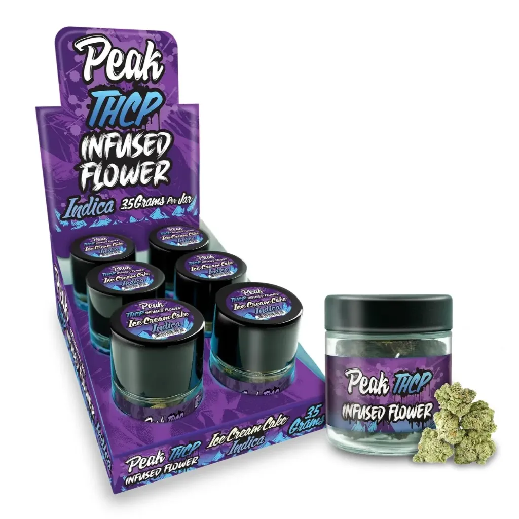 Peak - THCP Infused Flower 3.5 Jar - Ice Cream Cake