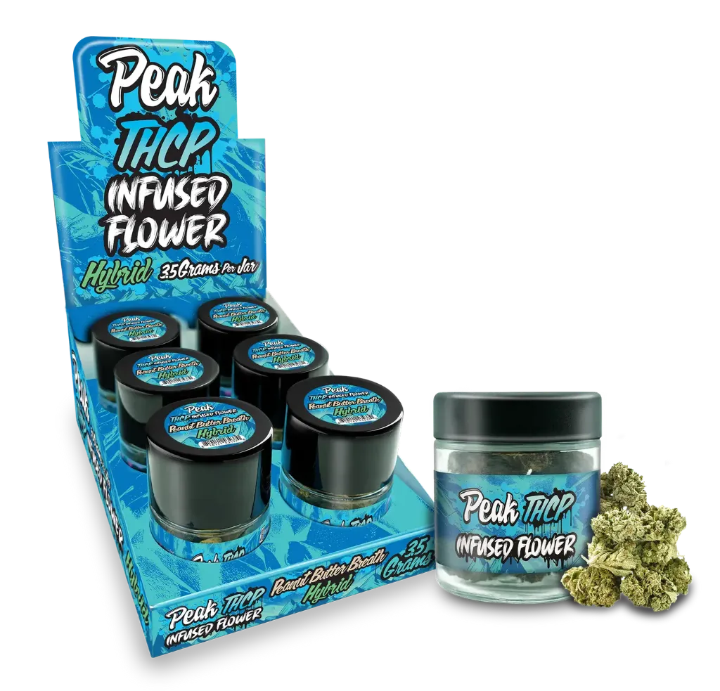 Peak - THCP Infused Flower 3.5 Jar - Peanut Butter Breath