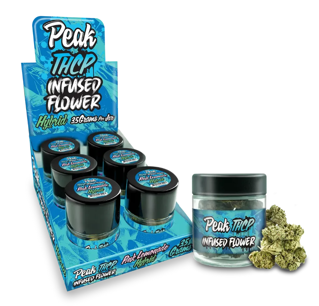 Peak - THCP Infused Flower 3.5 Jar - Pink Lemonade