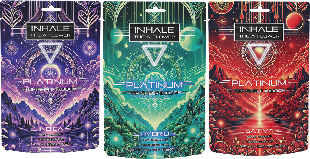 Inhale More - Platinum THC-A Flower Bag (1g) (Gush Mintz (I))