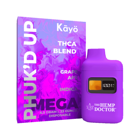 The Hemp Doctor- Phuk'd Up Mega THC-A Disposable (6.5g) (Grape Ape)
