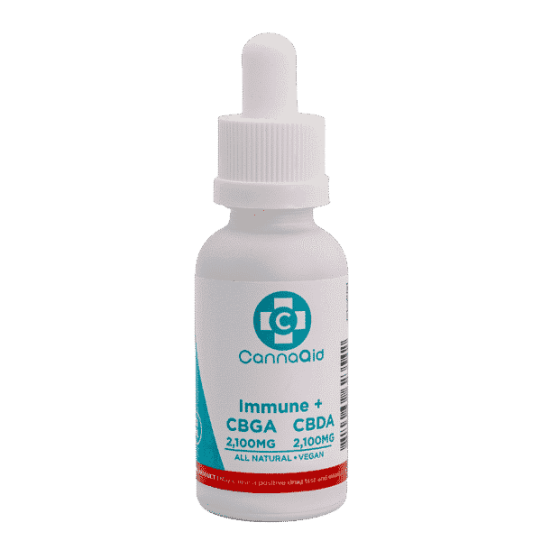 CannaAid - Immune+ CBDa/CBGa Tincture (2,100mg)