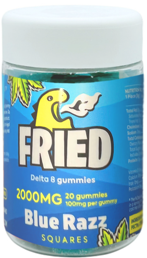 Fried - Delta-8 Gummy Bottle (2000mg)