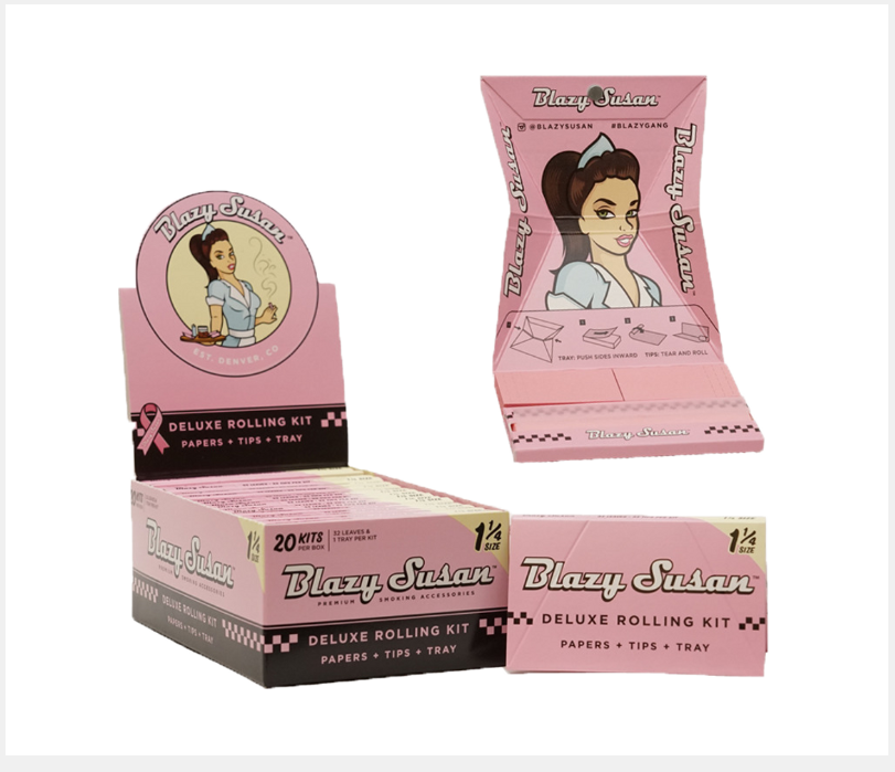 Blazy Susan - 1 1/4 Rolling Paper Kits (20ct)
