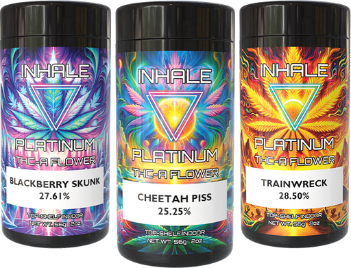 Inhale More - Platinum THC-A Flower Jar (56g)