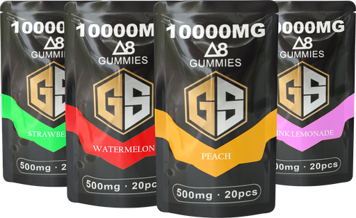 Gold Silver - Delta-8 Gummy Bag (10,000mg)