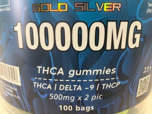 Gold Silver - 100k THC-A Gummy Bin