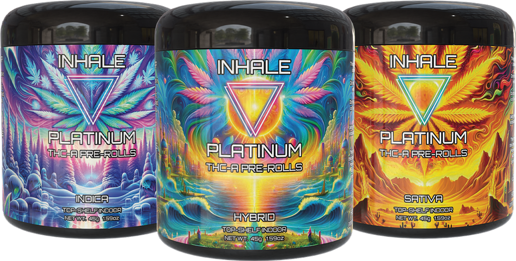Inhale More - Platinum THC-A Pre-Roll Jar (30ct)