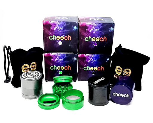 Cheech- Non Stick 53mm Grinder W/Pouch 53C-NS