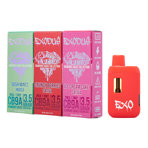 Exodus- Diamond Sauce THC-A Disposable (3.5g)
