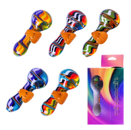 Cheech- 4" Wig Wag Spoon Pipe