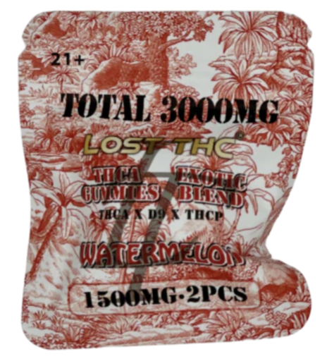 Lost THC - 50 count Exotic Blend THC-A Gummy 2-Pack (1500mg Each)