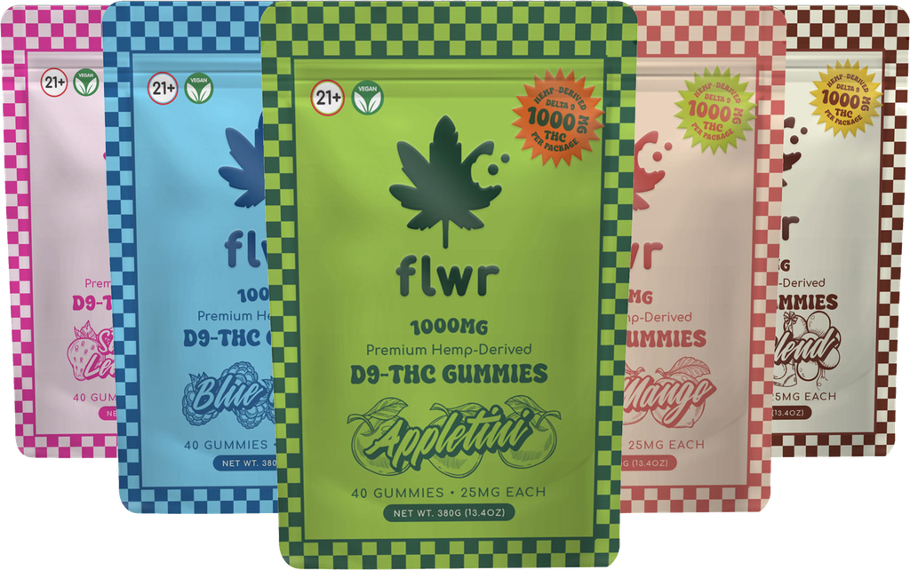 FLWR - Delta-9 Gummy Bag (1000mg)