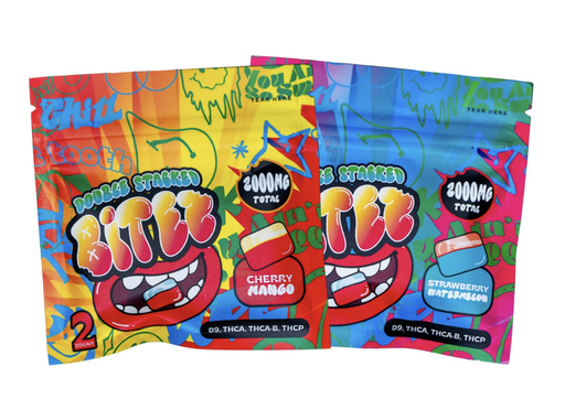 Double Stacked Bitez - Delta-9+ Gummy Bag (2000mg)