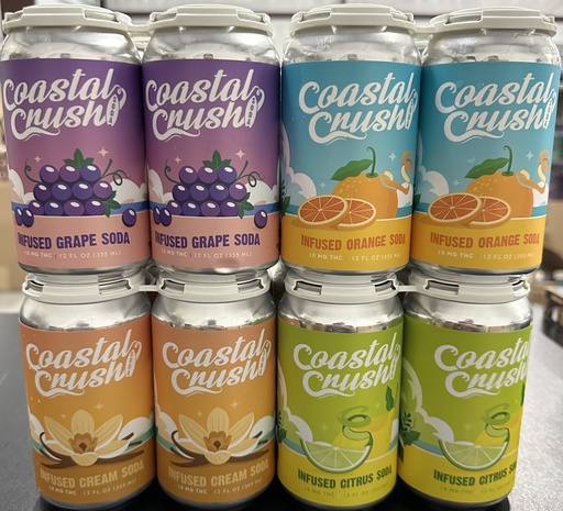 Coastal Crush - Infused Delta-9 THC Soda (10mg)