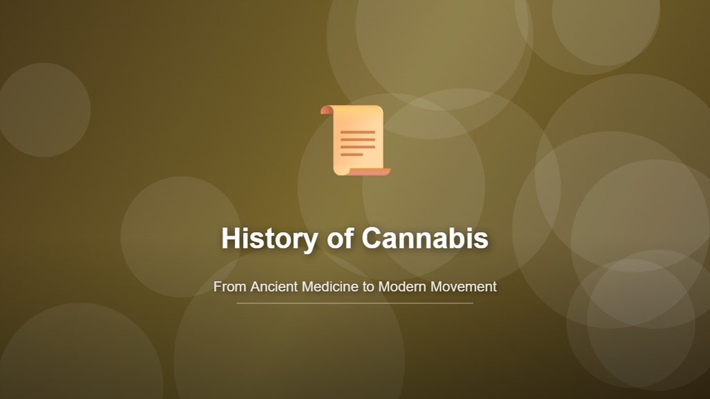 History of Cannabis: From Ancient Medicine to Modern Movement